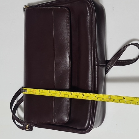 Leco brown leather shoulder bag - Picture 8 of 10